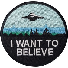 Flying saucer patch iron sew - patch,
