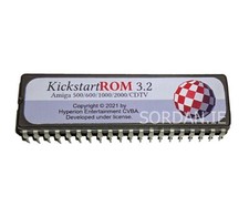 Kickstart ROM 3.2.3 Amiga OS for Amiga 500 600 2000 + Rounded Sticker