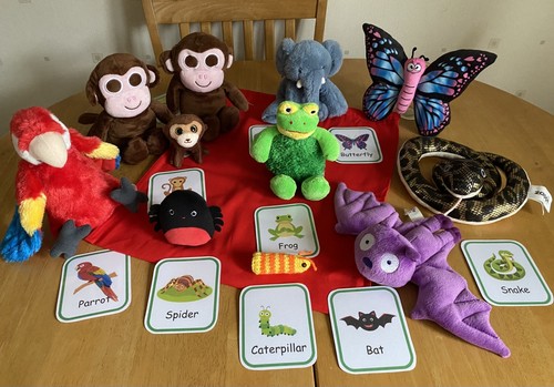 Monkey puzzle story sack - monkey,