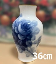 Okura Toen Blue Rose 36cm Vase