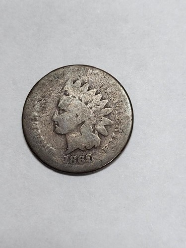 1865 indian head cent - head, 5