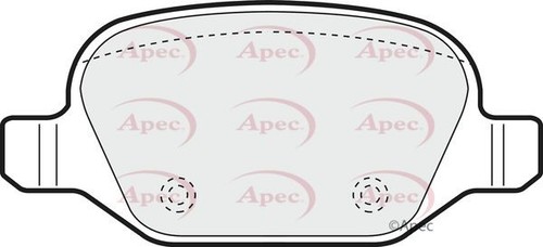 Apec rear brake pad - pad, set