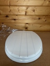 Angel Shield White Wooden Toilet Seat-Soft Close White K6