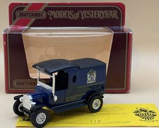 Matchbox Rare Y12 Ford T Van - Birmingham Police AC110 Creaks Code 3 Yesteryear