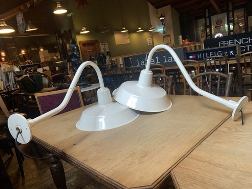 Pair swan neck light - neck,