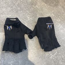 Boys Child S Small Fingerless Gloves Pro Armour Quad Bike Palm Grip