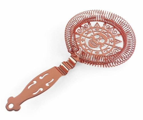 Copper plated skull cocktail - copper,