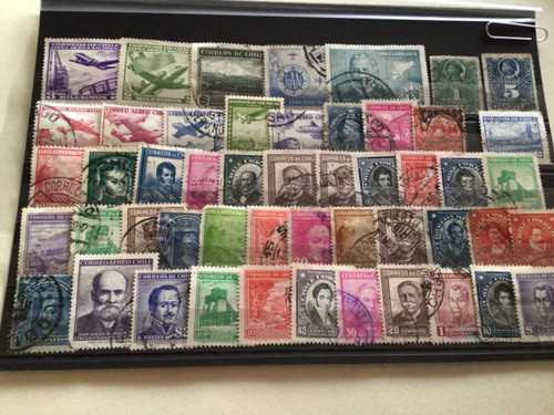 Chile mounted mint used - or,