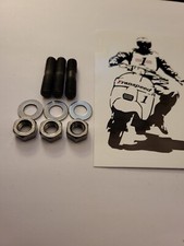 LAMBRETTA STANDARD  MAG HOUSING STUDS NUT &WASHERS KIT
