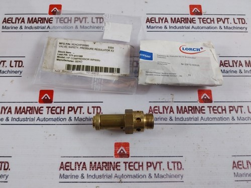 Lorch 2110 safety valve - safety, hp