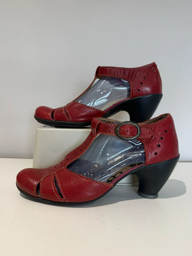 Fly london red leather - london,