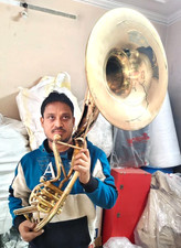 SOUSAPHONE 22"BELL TUBA GOLDEN