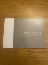 NISSAN SERVICE BOOK STAMPED