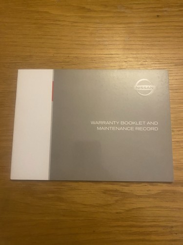 Nissan service book stamped - service,