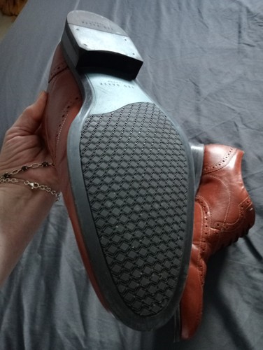 Men tan brougue - lace, up