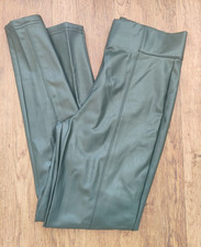 M&S Dark Green Leather Look