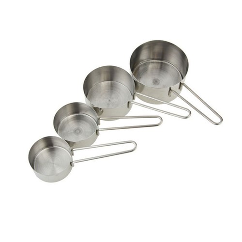 Measuring cups 4pcs stainless - measuring,