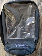 Black Diablo Motorcycle Magnetic Expandable Tank Bag - 3 sections