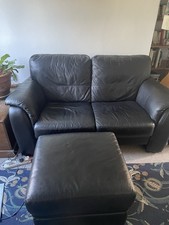 Leather Sofa 2-Seater with