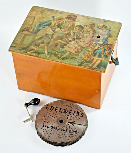 Antique edelweiss hand crank - edelweiss,