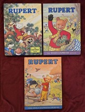 Vintage RUPERT Annuals x3