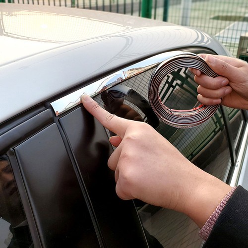 Car door edge chrome strip - car,