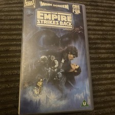 original vintage STAR WARS VHS THE EMPIRE STRIKES BACK CBS FOX 1980 widescreen