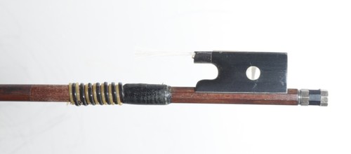 Silver mounted german violin - silver,