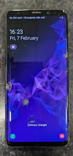 Samsung Galaxy S9+ Plus SM-G965F 128GB Black Unlocked Cracked but fully works