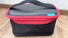 Smash Insulated black Lunch Bag with red details