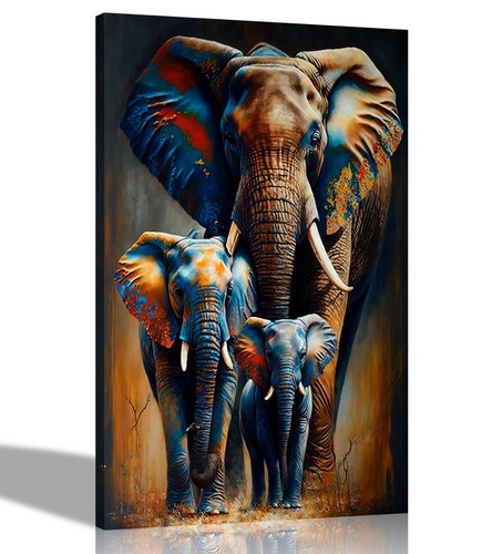 Elephant family portrait - elephant,