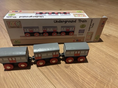 Tidlo wooden underground train - wooden,