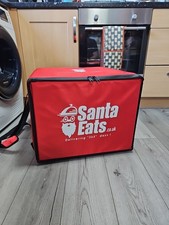 XXL Thermal Backpack PIZZA Bike&Car Bag SANTA EATS