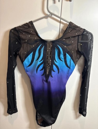 Blue purple and black long - and,