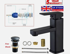 Black Cloakroom Basin Sink