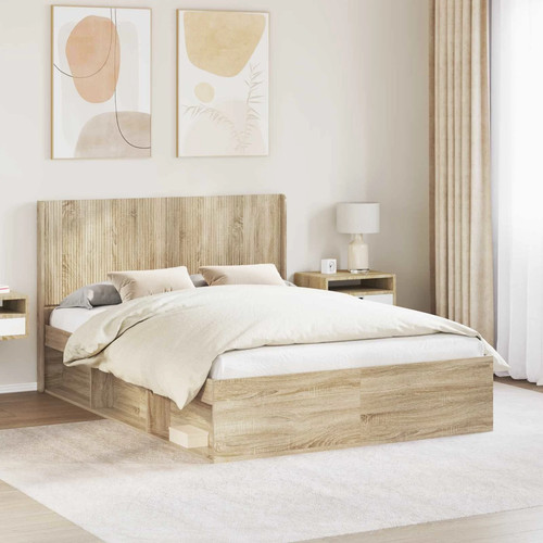 Bed frame sonoma oak - frame,