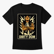 Dirty Dom Skeleton Winged Judgement Day WWE Retro Villain Kids Unisex T-Shirt