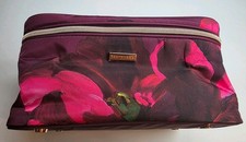 Ted Baker Vanity Bag Empty, Purple Pink Floral Pattern Perfect Gift NWOT