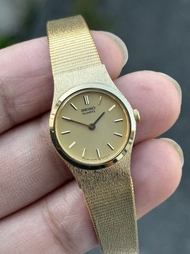 1985 seiko gold plated - seiko,