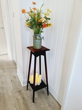 Vintage Wooden Pot Stand Vase