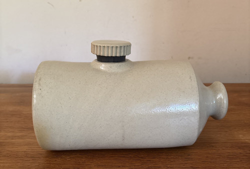 Antique stoneware hot water - stoneware,