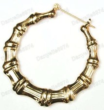 BAMBOO HOOP EARRINGS