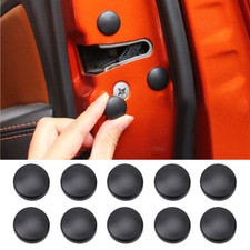 12x Universal Door Lock Screw Protector Cover Trim Caps Car Interior Accessories