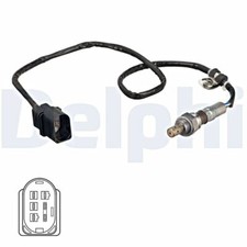 Black lambda sensor delphi - black,