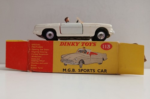 Dinky toys 113 mgb sports - dinky,