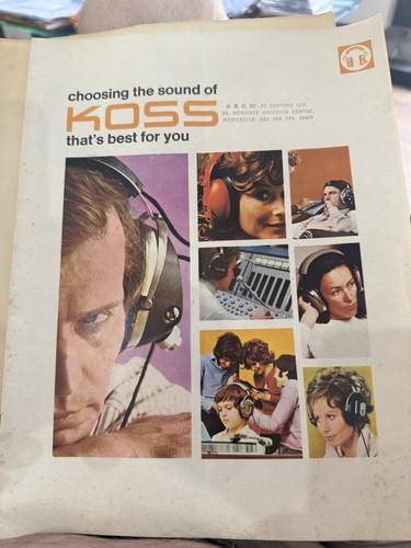 Koss catalog 111 headphones - koss,