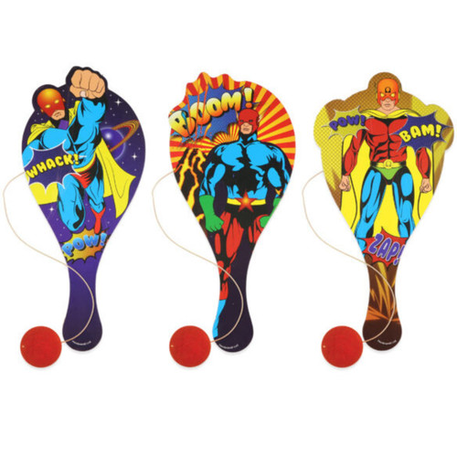 Wooden superhero paddle - superhero,