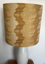 Mid century Mustard Hessian