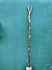 Handmade Rustic Wooden Thumb Stick Walking Stick for Hiking