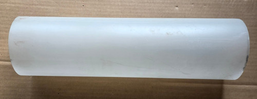 White acrylic round - white, tube